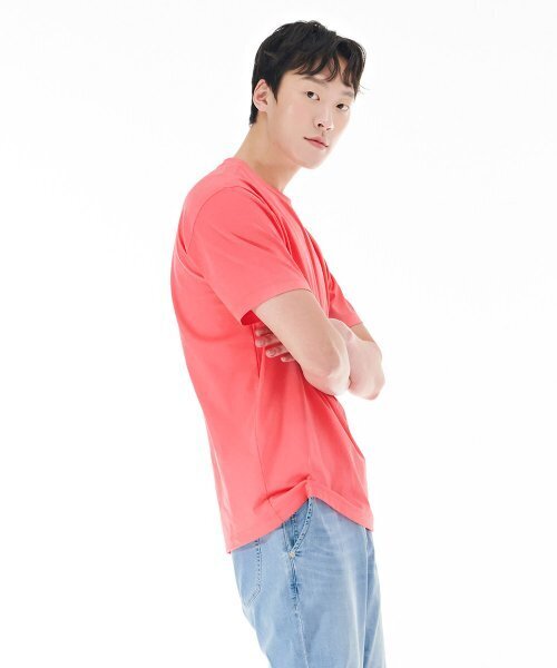 CHASECULT(チェイスカルト)の「男性エッセンシャルクール半袖Tシャツ-CCZK5807E0P(Tシャツ/カットソー・メンズ・ピンク・FREE)」の2枚目の写真