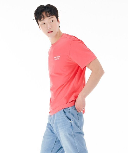 CHASECULT(チェイスカルト)の「男性エッセンシャルクール半袖Tシャツ-CCZK5807E0P(Tシャツ/カットソー・メンズ・ピンク・FREE)」の3枚目の写真