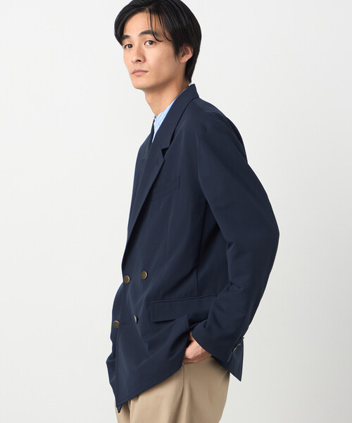COMME CA ISM(コムサイズム)の「【セットアップ対応】ウールライク ダブルブレザージャケット(その他アウター・メンズ・ネイビー・X-LARGE/LARGE/MEDIUM/SMALL)」の10枚目の写真