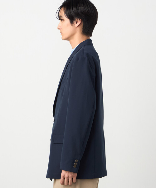 COMME CA ISM(コムサイズム)の「【セットアップ対応】ウールライク ダブルブレザージャケット(その他アウター・メンズ・ネイビー・X-LARGE/LARGE/MEDIUM/SMALL)」の13枚目の写真