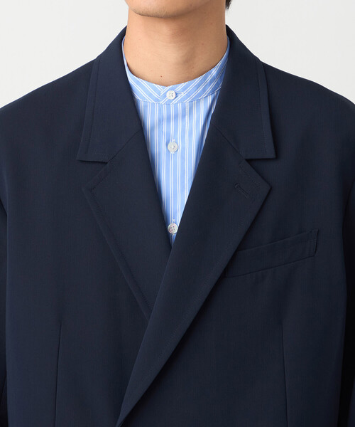COMME CA ISM(コムサイズム)の「【セットアップ対応】ウールライク ダブルブレザージャケット(その他アウター・メンズ・ネイビー・X-LARGE/LARGE/MEDIUM/SMALL)」の15枚目の写真