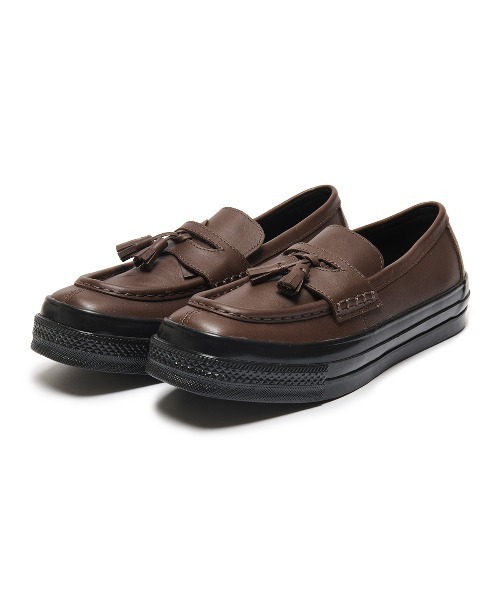 CONVERSE ローファー loafer brown 27 新品 未使用 CONVERSE ALL STAR SQUARETOE LOAFER（コンバース オールスター