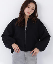NATURAL BEAUTY BASIC（ナチュラルビューティーベーシック）の「◇ノーカラーダンボールブルゾン（ブルゾン）」
