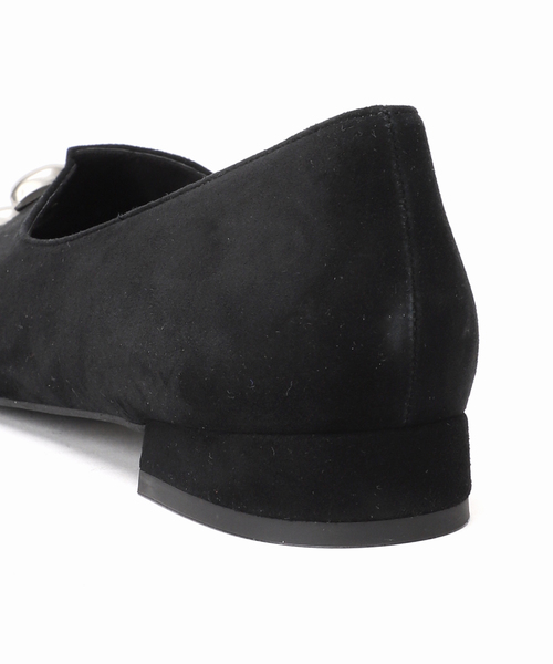 GRISE（グリーズ）の「GRISEレザーワイドスクエアスリットフラット（その他シューズ・レディース・ベージュ/ブラック・22cm/22.5cm/23cm/23.5cm/24cm/24.5cm/25cm）」の17枚目の写真