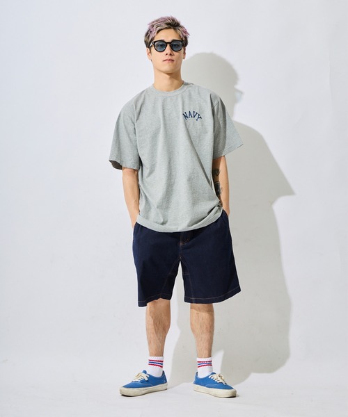 ムラサキスポーツ(ムラサキスポーツ)の「DEAR LAUREL/ディアローレル×GRAMICCI ハーフパンツ メンズ 【グラミチコラボ】DENIM LOOSE SHORT GMP6-S2067(その他パンツ・メンズ・ブラック/インディゴブルー/ワンウォッシュ・M/L)」の8枚目の写真