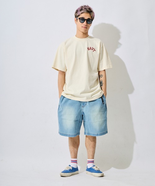 ムラサキスポーツ(ムラサキスポーツ)の「DEAR LAUREL/ディアローレル×GRAMICCI ハーフパンツ メンズ 【グラミチコラボ】DENIM LOOSE SHORT GMP6-S2067(その他パンツ・メンズ・ブラック/インディゴブルー/ワンウォッシュ・M/L)」の13枚目の写真