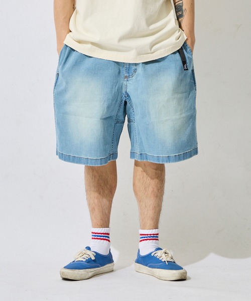 ムラサキスポーツ(ムラサキスポーツ)の「DEAR LAUREL/ディアローレル×GRAMICCI ハーフパンツ メンズ 【グラミチコラボ】DENIM LOOSE SHORT GMP6-S2067(その他パンツ・メンズ・ブラック/ライトインディゴブルー/ワンウォッシュ・M/L)」の20枚目の写真