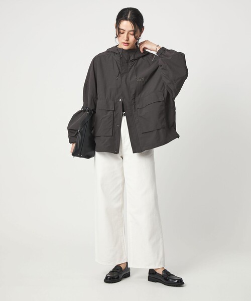 WILD THINGS（ワイルドシングス）の「【別注】＜WILD THINGS＞RURAL ジャケット（マウンテンパーカー・レディース・オフホワイト/ダークグレー・FREE）」の8枚目の写真