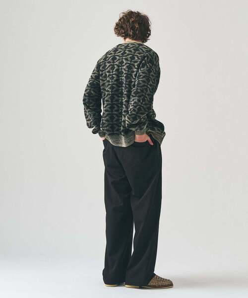 417 EDIFICE（フォーワンセブンエディフィス）の「インディゴジャガードカーディガン（カーディガン/ボレロ・メンズ・レッド/ブラウン/ブラック・LARGE/MEDIUM）」の16枚目の写真