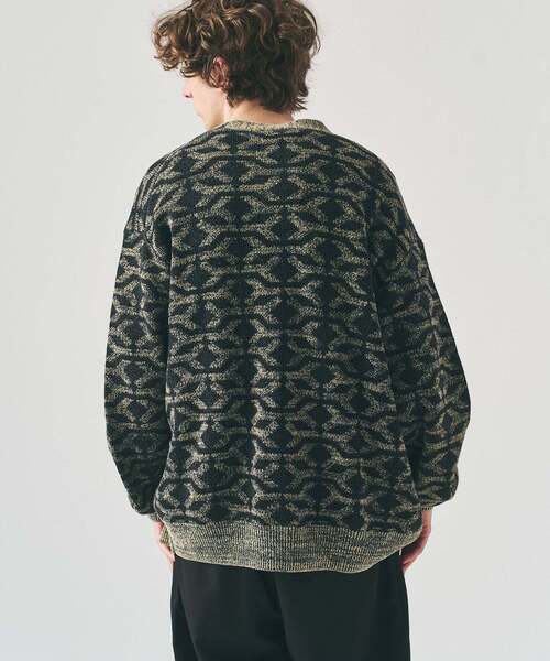 417 EDIFICE（フォーワンセブンエディフィス）の「インディゴジャガードカーディガン（カーディガン/ボレロ・メンズ・レッド/ブラウン/ブラック・LARGE/MEDIUM）」の21枚目の写真