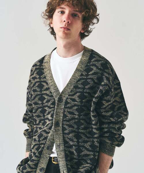 417 EDIFICE（フォーワンセブンエディフィス）の「インディゴジャガードカーディガン（カーディガン/ボレロ・メンズ・レッド/ブラウン/ブラック・LARGE/MEDIUM）」の22枚目の写真