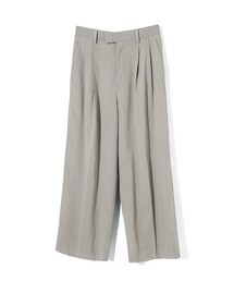 MIDIUMISOLID for Ladies シアーワイドスラックス