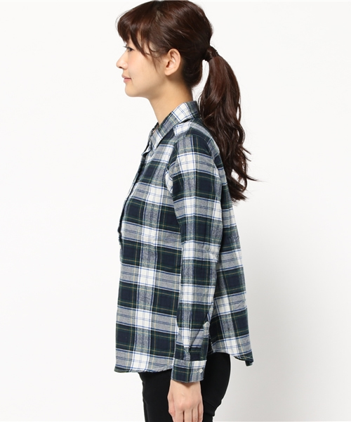 OUTLET(アウトレット)の「【CIAOPANIC TYPY】チェックカシュクールシャツ(シャツ/ブラウス・レディース・ベージュ/チェック/レッド/ホワイト・MEDIUM/SMALL)」の10枚目の写真