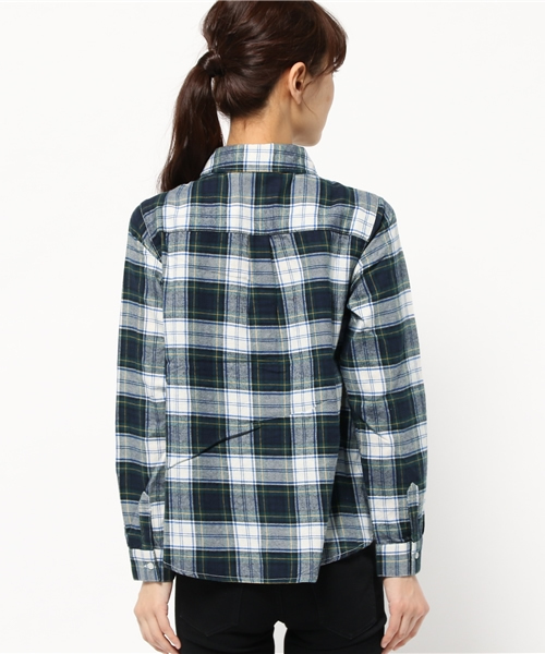 OUTLET(アウトレット)の「【CIAOPANIC TYPY】チェックカシュクールシャツ(シャツ/ブラウス・レディース・ベージュ/チェック/レッド/ホワイト・MEDIUM/SMALL)」の11枚目の写真