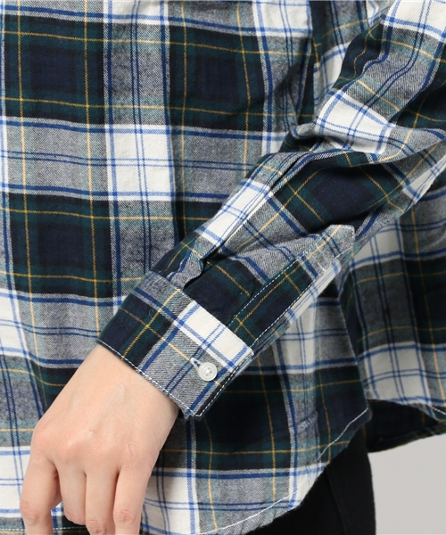 OUTLET(アウトレット)の「【CIAOPANIC TYPY】チェックカシュクールシャツ(シャツ/ブラウス・レディース・ベージュ/チェック/レッド/ホワイト・MEDIUM/SMALL)」の13枚目の写真