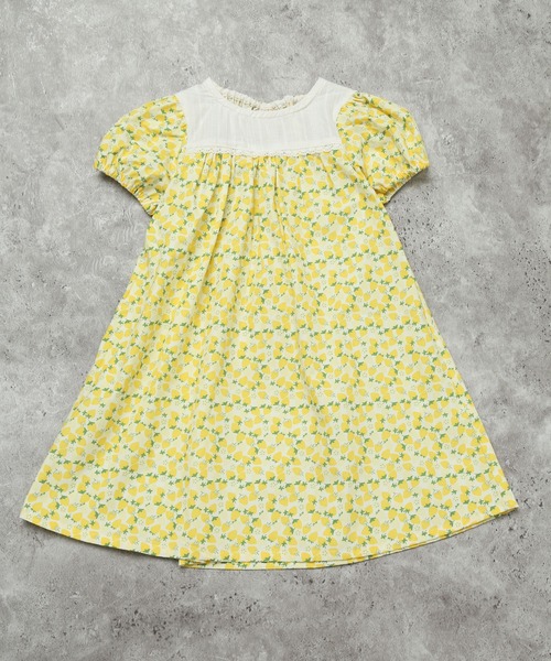 セール】【姉妹お揃い◎】いちご総柄・コットンレースワンピース（綿
