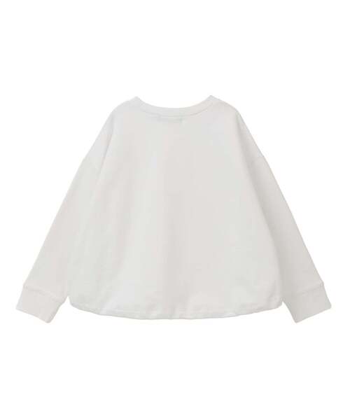 LOGEMENT DE CLAIRE(ロジュモンドクレール)の「クルーネックカットプルオーバー(Tシャツ/カットソー・レディース・ブラック/オフホワイト/モカ・FREE)」の6枚目の写真