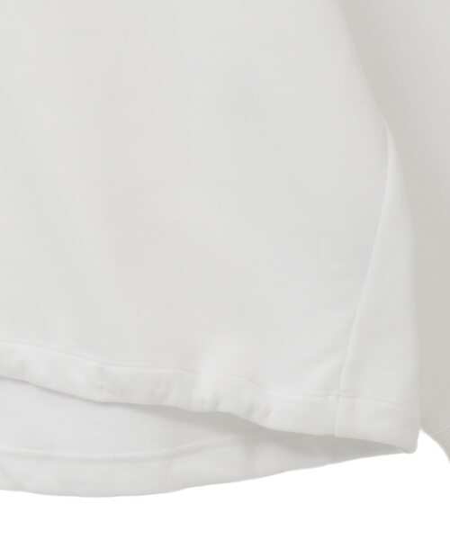 LOGEMENT DE CLAIRE(ロジュモンドクレール)の「クルーネックカットプルオーバー(Tシャツ/カットソー・レディース・ブラック/オフホワイト/モカ・FREE)」の9枚目の写真