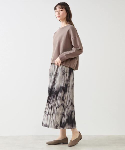 LOGEMENT DE CLAIRE(ロジュモンドクレール)の「クルーネックカットプルオーバー(Tシャツ/カットソー・レディース・ブラック/オフホワイト/モカ・FREE)」の14枚目の写真