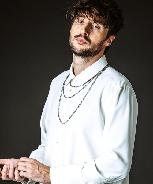 NO ID.(ノーアイディ)の「【NO ID.】Detachable Trio Necklace / デタッチャブル トリオ ネックレス(ネックレス・メンズ・シルバー・ONE SIZE)」の7枚目の写真
