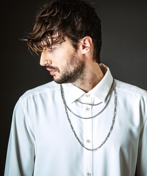 NO ID.(ノーアイディ)の「【NO ID.】Detachable Trio Necklace / デタッチャブル トリオ ネックレス(ネックレス・メンズ・シルバー・ONE SIZE)」の5枚目の写真