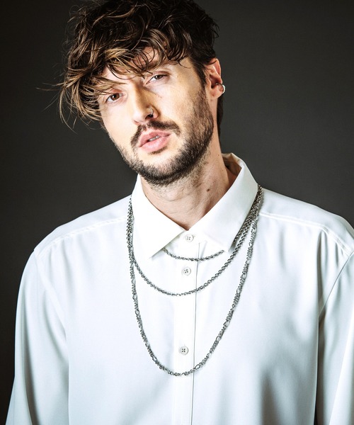 NO ID.(ノーアイディ)の「【NO ID.】Detachable Trio Necklace / デタッチャブル トリオ ネックレス(ネックレス・メンズ・シルバー・ONE SIZE)」の2枚目の写真