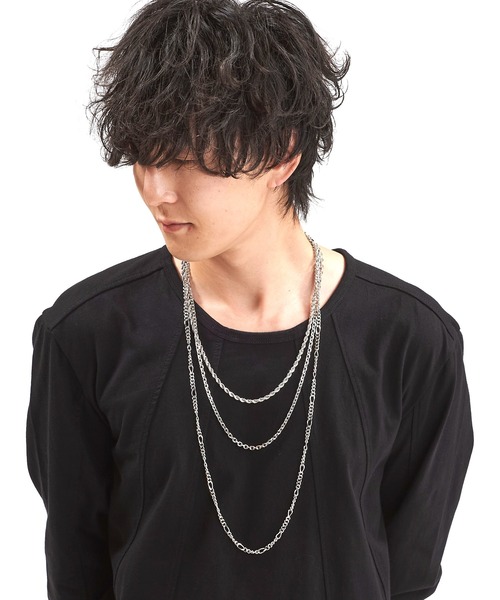NO ID.(ノーアイディ)の「【NO ID.】Detachable Trio Necklace / デタッチャブル トリオ ネックレス(ネックレス・メンズ・シルバー・ONE SIZE)」の20枚目の写真