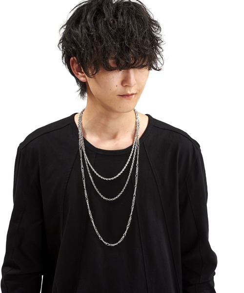 NO ID.(ノーアイディ)の「【NO ID.】Detachable Trio Necklace / デタッチャブル トリオ ネックレス(ネックレス・メンズ・シルバー・ONE SIZE)」の21枚目の写真
