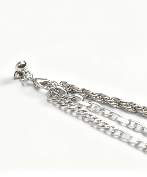 NO ID.(ノーアイディ)の「【NO ID.】Detachable Trio Necklace / デタッチャブル トリオ ネックレス(ネックレス・メンズ・シルバー・ONE SIZE)」の17枚目の写真