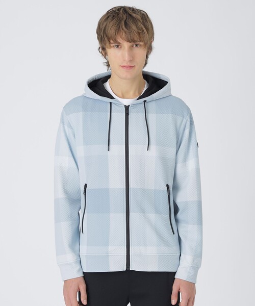 BLACK LABEL CRESTBRIDGE（ブラックレーベル・クレストブリッジ）の「【BLACK lab.】ハニカムクレストブリッジチェックパーカー（パーカー・メンズ・ホワイト系その他/ブルー系その他2/ブラック・XL/L/M）」の17枚目の写真