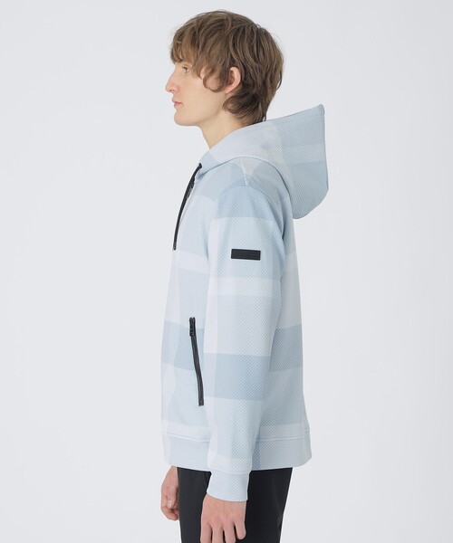 BLACK LABEL CRESTBRIDGE（ブラックレーベル・クレストブリッジ）の「【BLACK lab.】ハニカムクレストブリッジチェックパーカー（パーカー・メンズ・ホワイト系その他/ブルー系その他2/ブラック・XL/L/M）」の18枚目の写真
