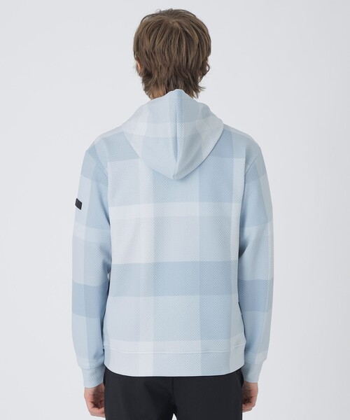BLACK LABEL CRESTBRIDGE（ブラックレーベル・クレストブリッジ）の「【BLACK lab.】ハニカムクレストブリッジチェックパーカー（パーカー・メンズ・ホワイト系その他/ブルー系その他2/ブラック・XL/L/M）」の19枚目の写真