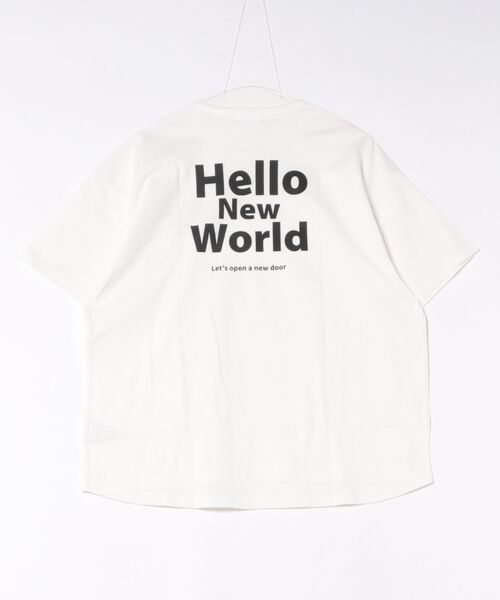 FOV(フォブ)の「フォブ Hello Tシャツ(Tシャツ/カットソー・レディース・サックスブルー/ホワイト/ブラック・F)」の4枚目の写真