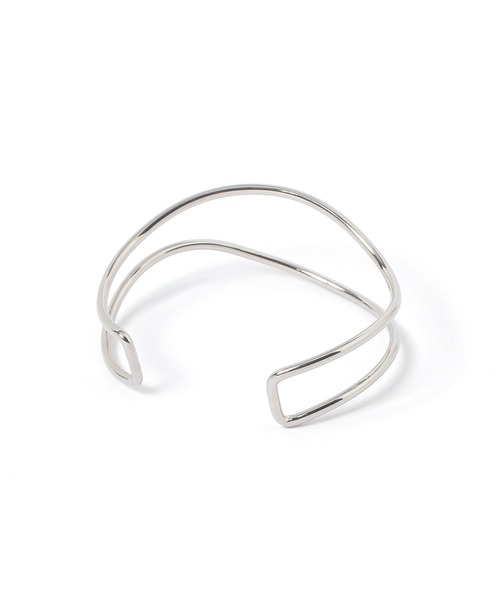 studio CLIP（スタディオクリップ）の「【daily CLIP】ステンレスニュアンスダブルバングル（バングル/リストバンド・レディース・その他2/その他1・FREE）」の7枚目の写真