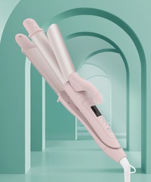 SALONIA（サロニア）の「SALONIA サロニア 2WAY ストレート & カール ヘアアイロン 32mm  2026年 春夏限定カラー フロー 海外対応 マイナスイオン セラミックコーティング（美容器具）」