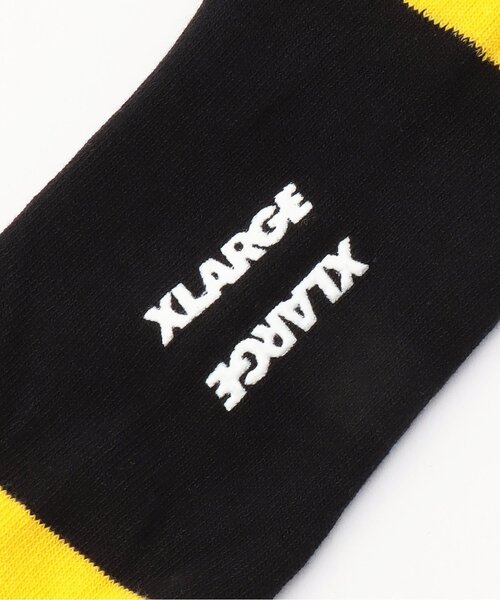 XLARGE KIDS（エクストララージキッズ）の「リブラインナンバリング クルーソックス（ソックス/靴下・キッズ・ホワイト/ブラック/ブルー・15-17cm/13-15cm/19-21cm/17-19cm）」の5枚目の写真