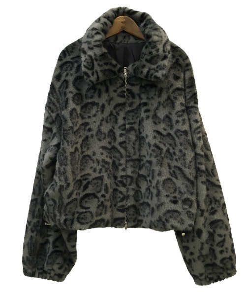 LUXSTYLE(ラグスタイル)の「レオパード柄フェイクファーブルゾン(ブルゾン・メンズ・チャコール/ブラウン・L/M)」の19枚目の写真