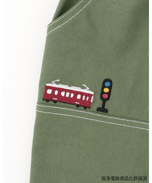 kladskap（クレードスコープ）の「【阪急電車】6分丈パンツ（その他パンツ・キッズ・ネイビー/カーキ・120cm/110cm/100cm/90cm/130cm/80ｃｍ）」の10枚目の写真
