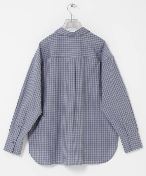 URBAN RESEARCH(アーバンリサーチ)の「レギュラーカラーチェックシャツ(シャツ/ブラウス・レディース・オフホワイト/ライトブルー/ネイビー・FREE)」の13枚目の写真