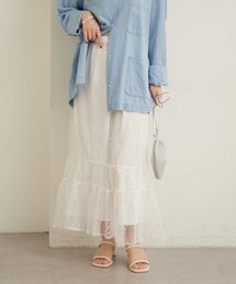 Omekashi | シアーレーススカート(スカート)