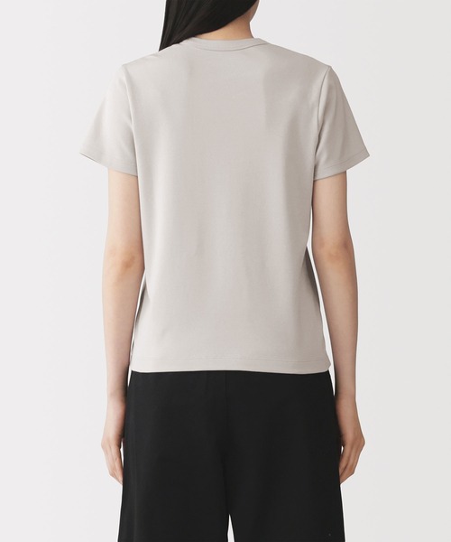 無印良品（ムジルシリョウヒン）の「婦人 涼感汗じみしにくいクルーネック半袖Ｔシャツ（Tシャツ/カットソー・レディース・ホワイト/ライトグレー/ブラウン/ブラック/ライトブルー/チャコールグレー・S/M/L/XL）」の20枚目の写真