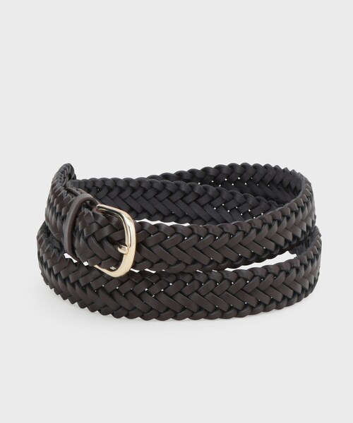 OPAQUE.CLIP（オペークドットクリップ）の「メッシュデザインベルト（ベルト・レディース・アイボリー/ブラウン系その他/ブラック・00）」の3枚目の写真