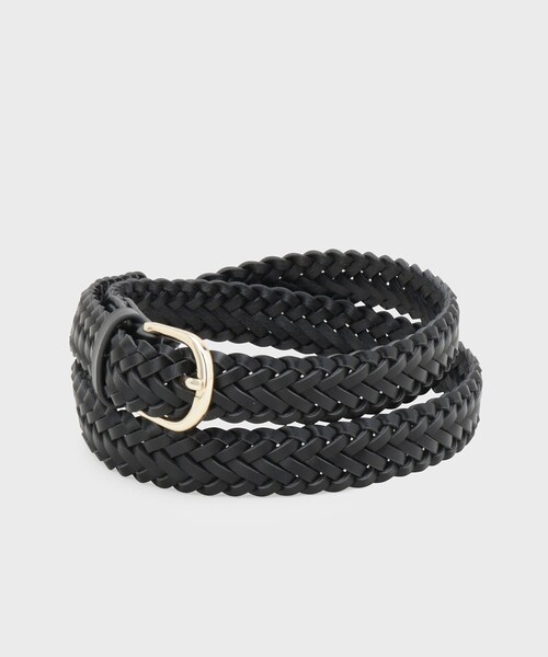 OPAQUE.CLIP（オペークドットクリップ）の「メッシュデザインベルト（ベルト・レディース・アイボリー/ブラウン系その他/ブラック・00）」の2枚目の写真