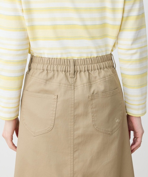 DECOY SINCE 1981(デコイシンスイチキュウハチイチ)の「ストレッチフレアスカート【ウエストゴム】(スカート・レディース・モカ/ネイビー・64/67/70)」の15枚目の写真