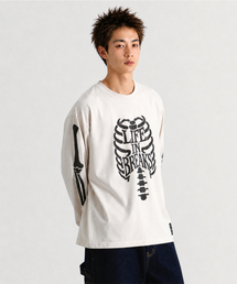LB Life Bones Washed Long Sleeve (Ecru)