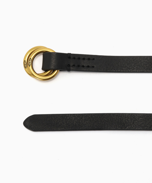 J&M Davidson（ジェイアンドエムデヴィッドソン）の「J&M DAVIDSON / ジェイ＆エム デヴィッドソン RING BELT 20MM（ベルト・メンズ・ブラウン/ブラック・MEDIUM）」の3枚目の写真