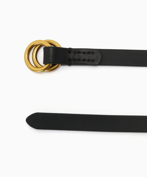 J&M Davidson（ジェイアンドエムデヴィッドソン）の「J&M DAVIDSON / ジェイ＆エム デヴィッドソン RING BELT 20MM（ベルト・メンズ・ブラウン/ブラック・MEDIUM）」の4枚目の写真