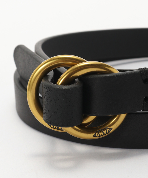 J&M Davidson（ジェイアンドエムデヴィッドソン）の「J&M DAVIDSON / ジェイ＆エム デヴィッドソン RING BELT 20MM（ベルト・メンズ・ブラウン/ブラック・MEDIUM）」の5枚目の写真