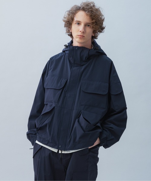 +phenix（プラスフェニックス）の「+phenix(プラスフェニックス) TECH ECWCS JACKET / テック エクワックス ジャケット（マウンテンパーカー・メンズ・ブラック/ネイビー・XL/L/M）」の3枚目の写真