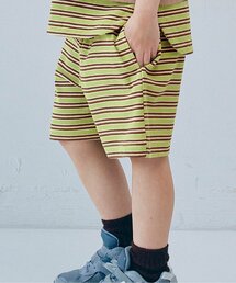 p.premier | 先染めボーダーワッフルハーフパンツ(その他パンツ)